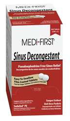 MEDI-FIRST 80913 SINUS DECONGESTANT