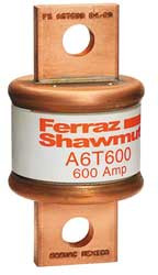 MERSEN A6T600 FUSE,CLASS T,600A,A6T SERIES