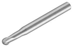 MICRO 100 MMBM-008-16X BALL END MILL,SINGLE END,0.80MM,CARBIDE
