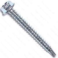 MIDWEST FASTENER 10480 SCREW SHT MTL ZN HEX 8X1-1/2