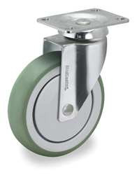 MEDCASTER SS06AMP125SWTP01G SWIVEL PLATE CASTER 240 LB 6 IN DIA