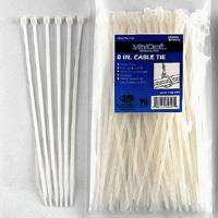 MINTCRAFT  PRODUCTS CV200S-1003L 8IN CABLE TIE 40LB 100PC CLEAR