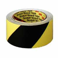 3M 5702 FLOOR TAPE,BLACK/YELLOW,1 INX108 FT,ROLL