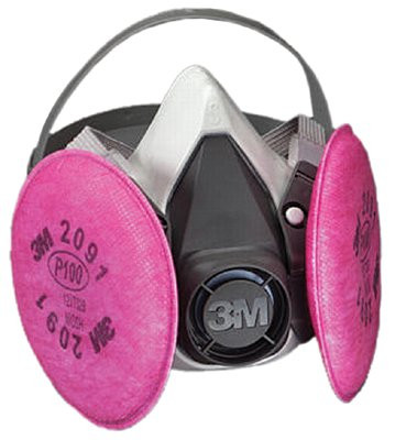 3M SAFETY OH/ESD 6191 3M 6191 RESPIRATOR6000 W/P100 SMALL