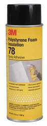 3M 78 SPRAY GLUE,17.90 OZ.,LESS THAN 190 DEG.F