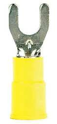 3M MVU10-10FK FORK TERMINAL,STD,#10 STUD,YELLOW,PK500