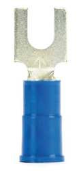 3M MVU14-6FBK FORK TERMINAL,BLOCK,#6 STUD,BLUE,PK1000