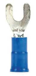 3M MVU14-6FK FORK TERMINAL,STD,#6 STUD,BLUE,PK1000