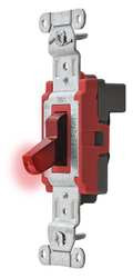 SNAPCONNECT SNAP1221PLRNA PILOT LIGHT SWITCH 1-POLE TOGGLE 20A RED