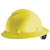 MSA SAFETY WORKS 10012241 HARD HAT YELLOW FULL  BRIM