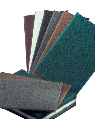 NORTON 66261084700 SANDING HAND PAD ALUM. OXIDE MAROON VF