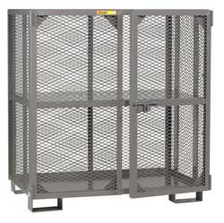 LITTLE GIANT LADDERS SC-A-2448-NC VENTILATED WELDED STORAGE LOCKER GRAY