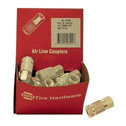 NAPA TIRE HARDWARE 90612BRSS COUPLER