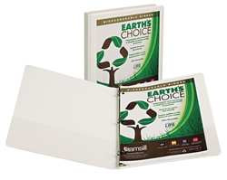 SAMSILL SAM18917 VIEW BINDER BIODEGRADABLE 1/2 IN WHITE