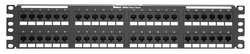 PANDUIT CORPORATION DP48688TGY PUNCHDOWN PATCH PANEL CAT 6 48PT 2RU