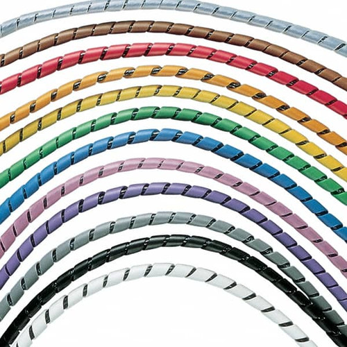 PANDUIT CORPORATION T38F-C SPIRAL WRAP 0.38IN X 100FT NATURAL 1RL