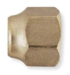 PARKER 14FSX-10 5/8" TUBE OD X 7/8-14 UNF 45 BRASS FLARE