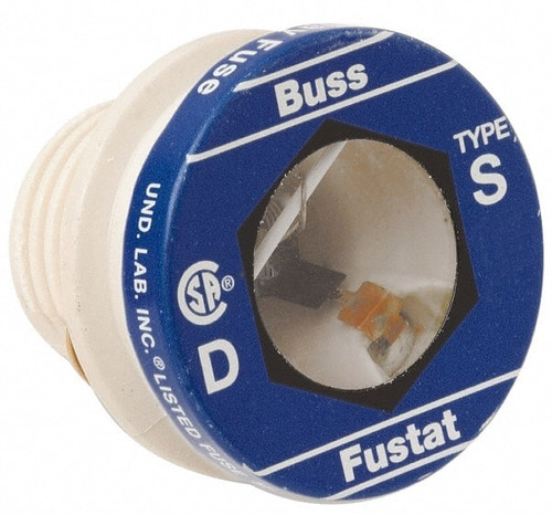 COOPER BUSSMANN S-5 PLUG FUSE S SERIES 5A PK4
