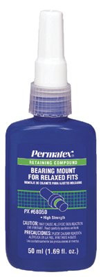 PERMATEX 68050 BEARING MOUNT RELAX FIT,1.69 FL OZ,GREEN