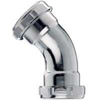 PLUMB PAK PP132 DRAIN ELBOW 1-1/2 45DEG 22GA