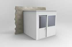 PORTA-KING VK1DW-WCM 8'x8' 3-Wall D5481 MODULAR IN-PLANT OFFICE 3WALL 8X8