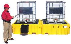 ULTRA-TECH 1143 ULTRATECH ULTRA-TWIN IBC SPILL PALLET