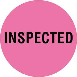TAPECASE 16U936 D6075 INVENTORY CONTROL LABEL PINK PK 10