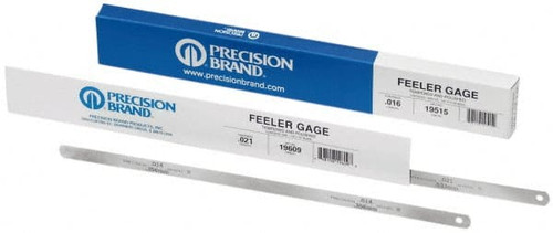 PRECISION BRAND 19570 FEELER GAUGE,0.0190X12 L,PK12
