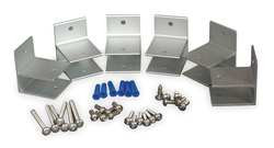 GLOBAL STEEL 1FBY2 END PANEL BRACKET FOR POLYMER PARTITION