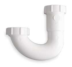 GRAINGER GLOBAL SOURCING 1PPC3 J BEND PLASTIC PIPE 1 1/2 OR 1 1/4 IN