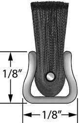 TANIS INCORPORATED 1TCN2 STRIP BRUSH 36 IN L OVERALL TRIM 1 IN