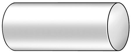 SABIC POLYMERSHAPES LLC 1UPD7 ROD PEEK TAN 3 1/2 IN DIA X 1 FT L