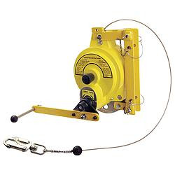 GEMTOR RS3-50T RETRIEVAL WINCH,50 FT.,310 LB.,YELLOW