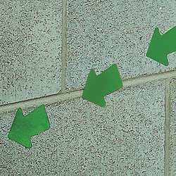 HARRIS INDUSTRIES RR6A-8ADE1 REFLECTIVE MARKING TAPE ARROW 4IN L PK50