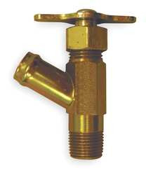 ANDERSON METAL CORP 211273A DRAIN COCK,STEEL,MNPT X HOSE,3/8 IN