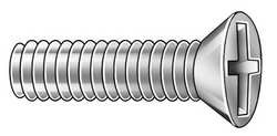 VERTEX FASTENERS 2AB45 MACH SCR FLAT SS 8-32X1 3/4L PK100
