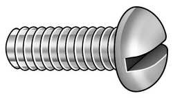 VERTEX FASTENERS 2AY47 MACH SCREW RND 2-56 X 1/2 L PK 100