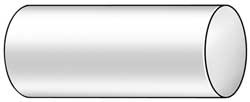 SPEEDY METALS OF ROCKFORD LLC 2JGE7 ROD CAST IRON CL 40 3 1/2 IN DIA X 1 FT