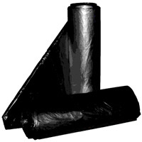 ALUF PLASTICS RL-2432H BLACK CAN LINER .8M 16G