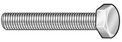 GRAINGER GLOBAL SOURCING 3AVK2 HEX CAP SCREW 18-8 SS 3/8-16X1-3/8 PK25