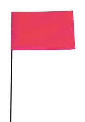 BLACKBURN MFG COMPANY, INC. 3JUR3 MARKING FLAG FLUOR PINK VINYL PK100