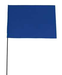 BLACKBURN MFG COMPANY, INC. 3JUT5 MARKING FLAG BLUE BLANK VINYL PK100