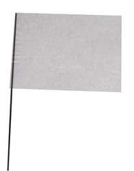 BLACKBURN MFG COMPANY, INC. 3JUZ5 MARKING FLAG CLEAR BLANK VINYL PK100
