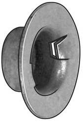 ADVANCE COMPONENTS, INC. 4CUD5 CAP NUT WASHER STL 5/8 IN PK25