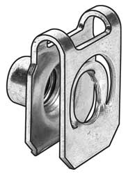 ADVANCE COMPONENTS, INC. 4CUG7 U-NUT SPRING STEEL 10-32 PK25