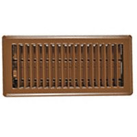 IMPERIAL MANUFACTURING RG2004 4X10 BROWN FLOOR REGISTER