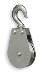 BLOCK DIV INC. 4JX79 PULLEY BLOCK SWIVEL HOOK 800 LB.