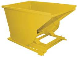 MCCULLOUGH IND. INC. 4LLH7 SELF DUMPING HOPPER HEAVY DUTY YELLOW