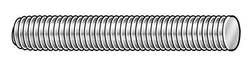 ALL AMERICA THREADED PRODUCTS 4RDJ5 THREADED ROD 304 SS 7/16-14X6 FT
