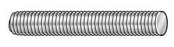 ALL AMERICA THREADED PRODUCTS 4REY5 THREADED STUD PLAIN 3/8-16X1-1/4 PK50